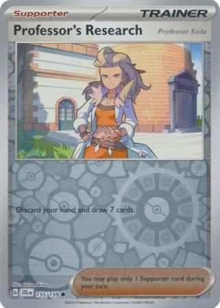 Professor's Research 155/159 Reverse Holo | Journey Together | Pokemon Card