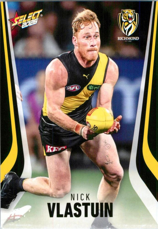 Nick Vlastuin #182 Richmond Tigers | 2026 Select AFL Footy Stars | Trading Card