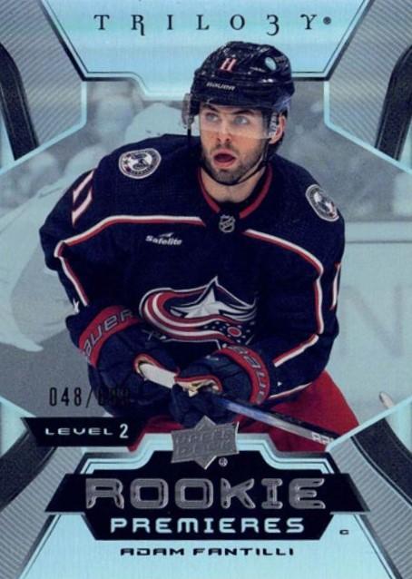 Adam Fantilli #184 Columbus Blue Jackets | 2023-24 Upper Deck Trilogy | NHL Trading Card