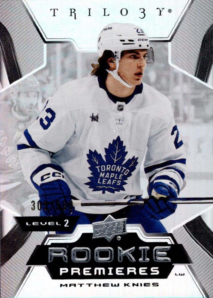 Matthew Knies #185 Toronto Maple Leafs | 2023-24 Upper Deck Trilogy | NHL Trading Card