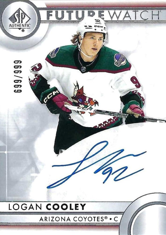 Logan Cooley #185 Arizona Coyotes | 2023-24 SP Authentic | NHL Trading Card