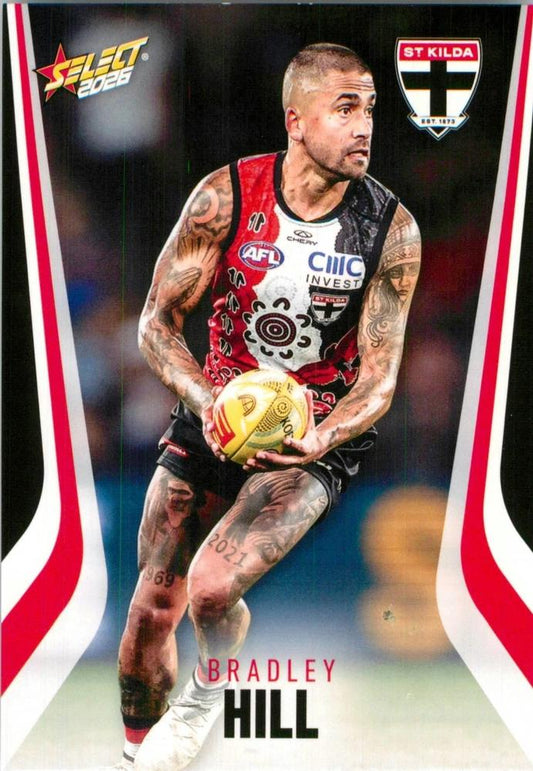 Bradley Hill #185 St. Kilda Saints | 2026 Select AFL Footy Stars | Trading Card