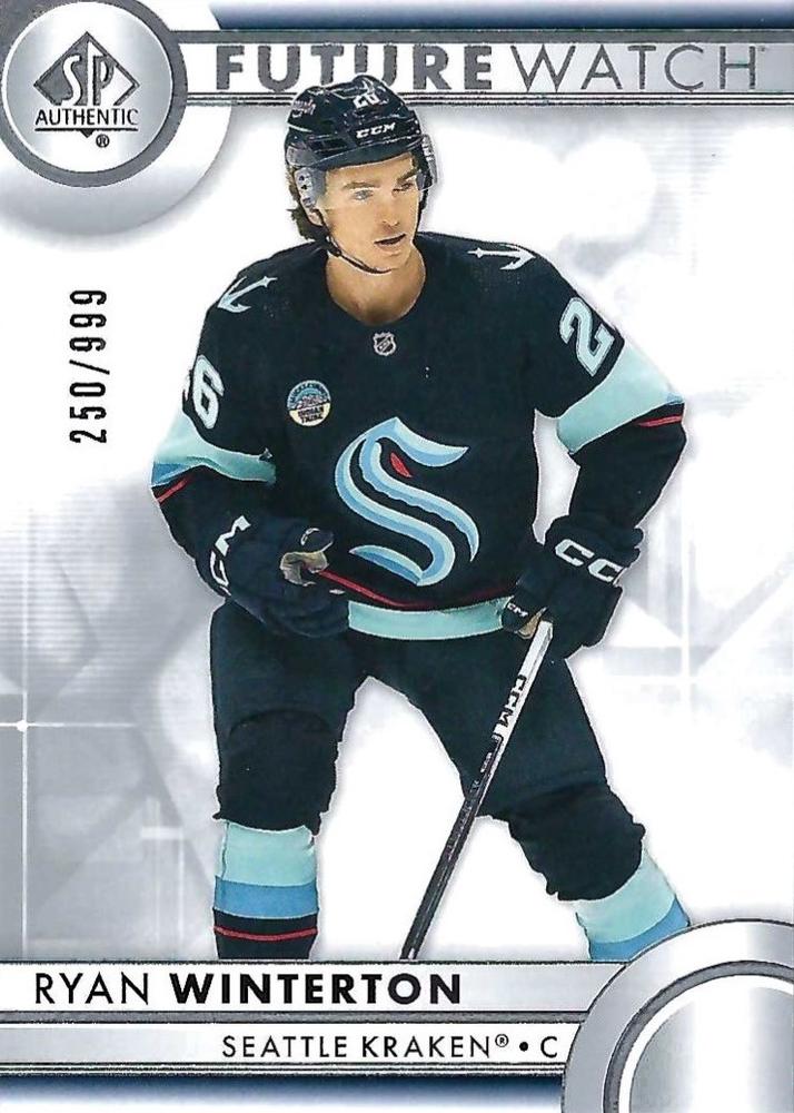 Ryan Winterton #186 Seattle Kraken | 2023-24 SP Authentic | NHL Trading Card