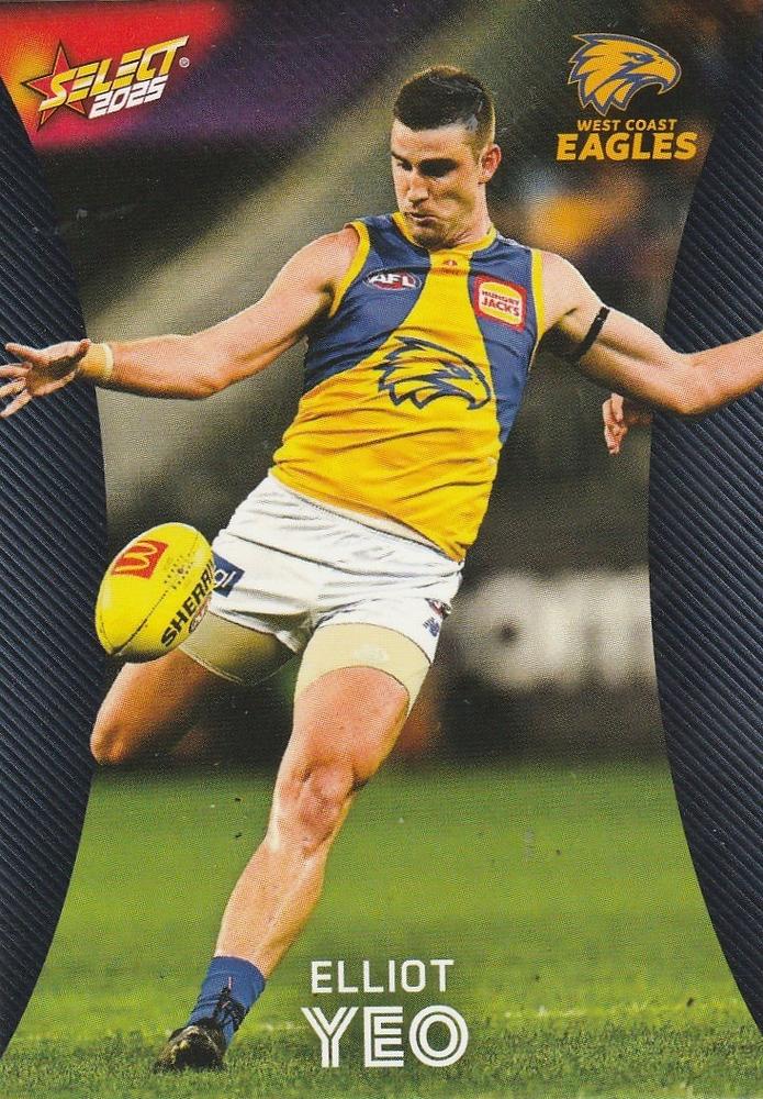 Elliot Yeo #187 West Coast Eagles | 2025 Select AFL Footy Stars | Trading Card