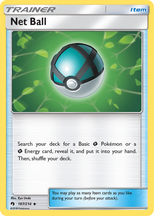 Net Ball 187/214 Uncommon | Lost Thunder | Pokemon Card