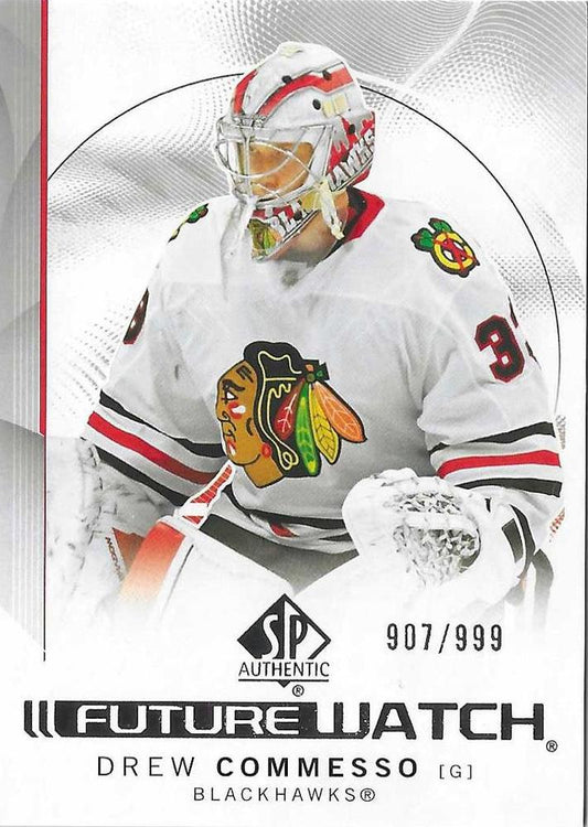 Drew Commesso #188 Chicago Blackhawks | 2024-25 SP Authentic | NHL Trading Card