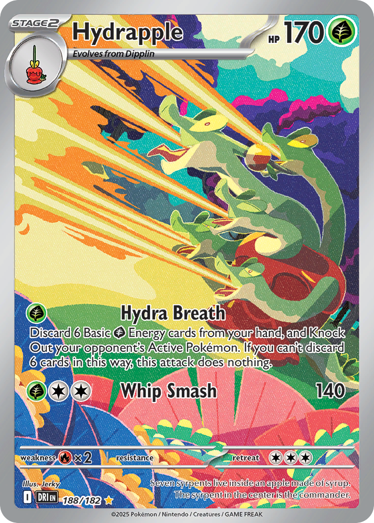 Hydrapple 188/182 Illustration Rare | Destined Rivals | Pokemon Card