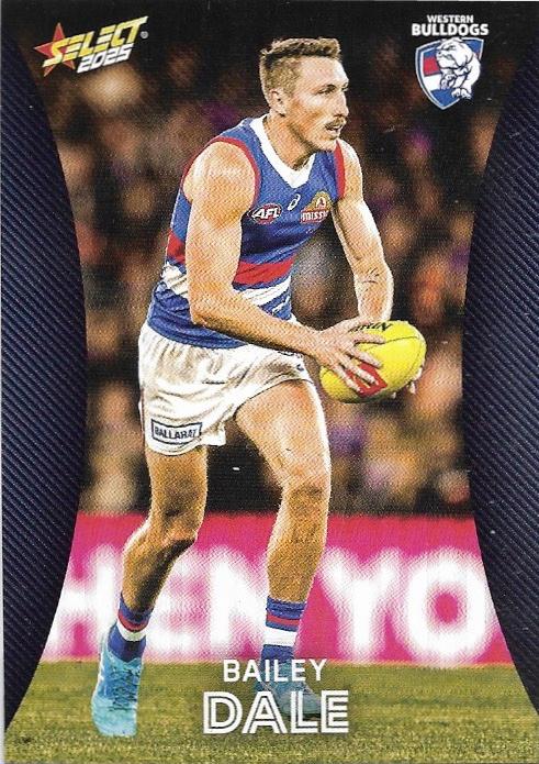 Bailey Dale #189 Western Bulldogs | 2025 Select AFL Footy Stars | Trading Card