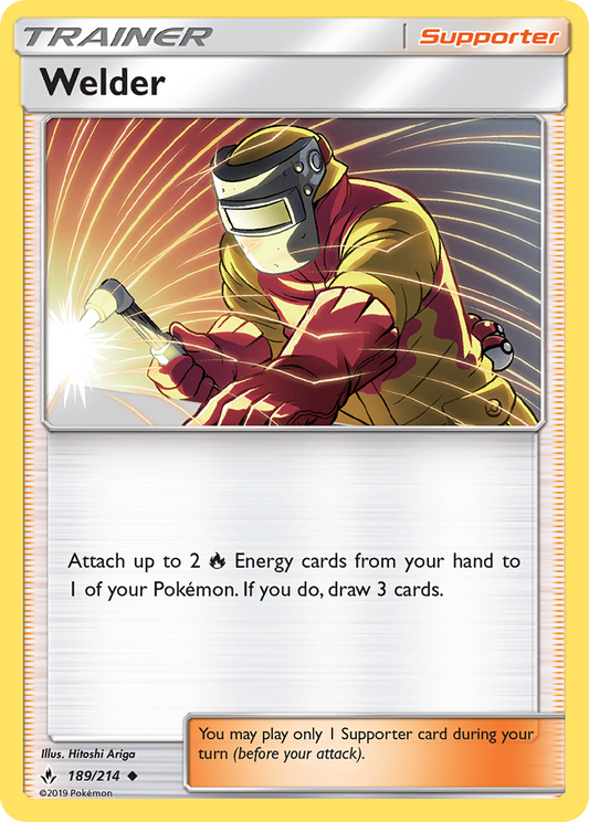 Welder 189/214 Uncommon | Unbroken Bonds | Pokemon Card
