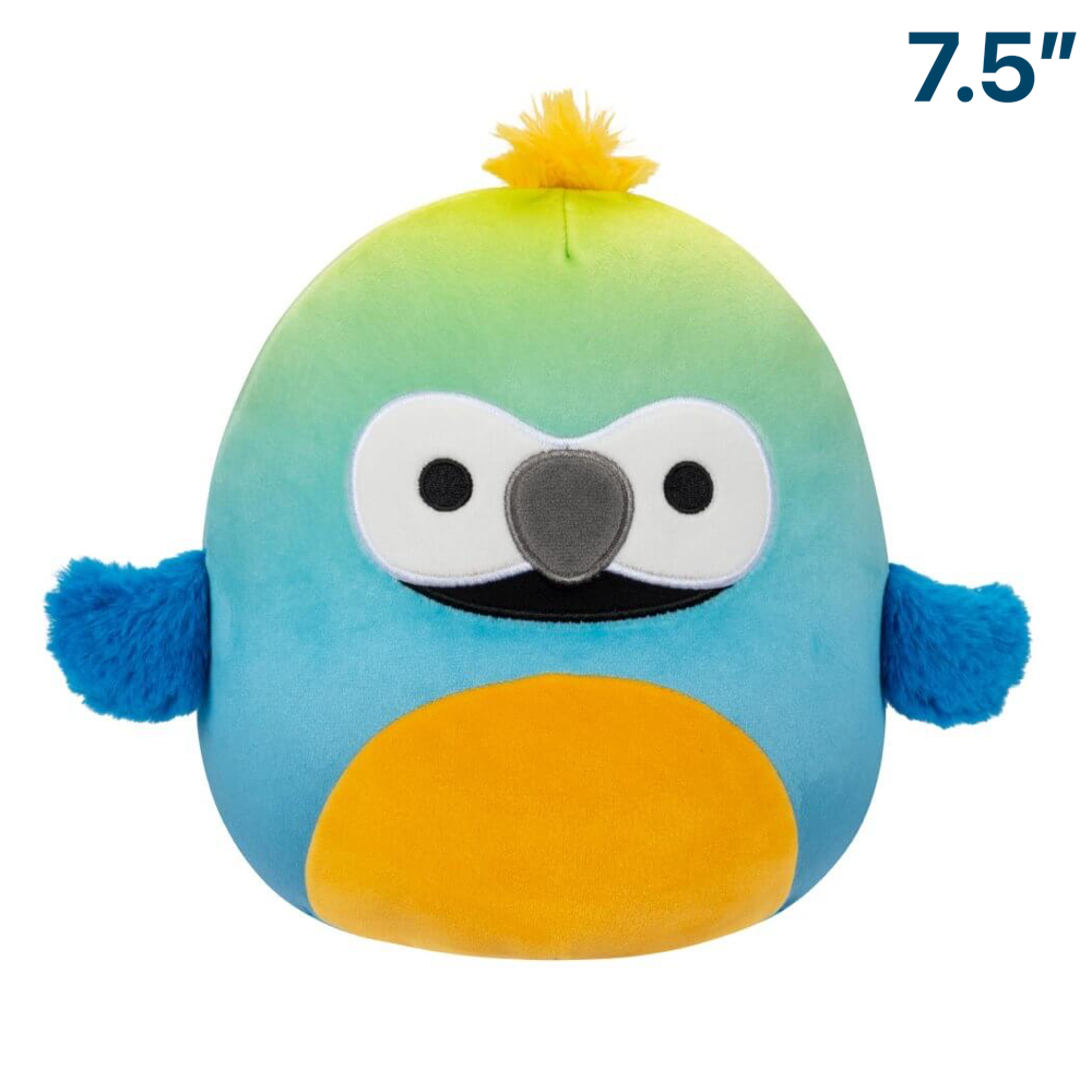 Macaw Parrot ~ 7.5" Wave 17 A Squishmallow Plush ~ In Stock!