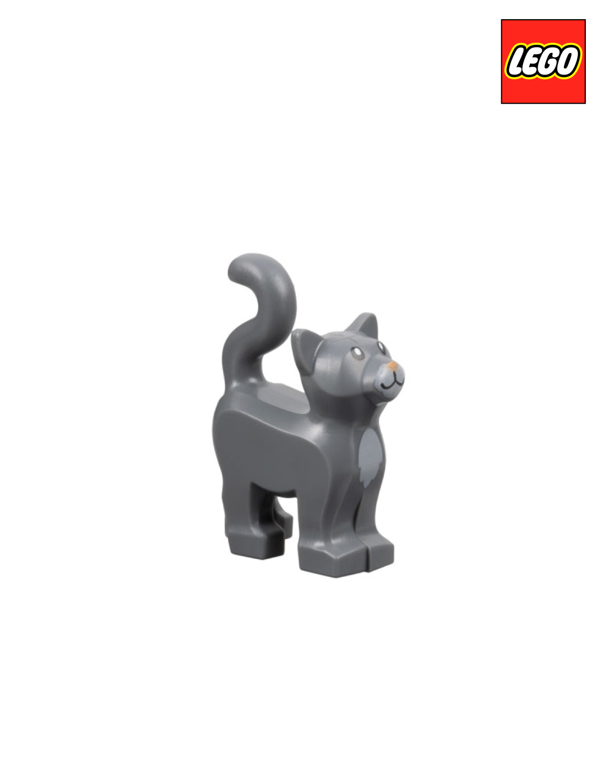 Cat (Grey) | Animals | LEGO Minifigure