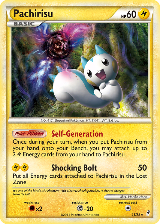 Pachirisu 18/95 Rare Holo | Call of Legends | Pokemon Card