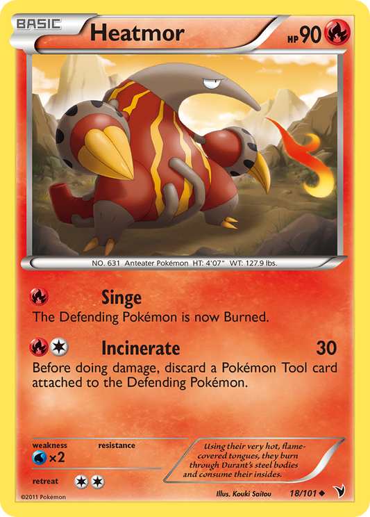 Heatmor 18/101 Uncommon | Noble Victories | Pokemon Card