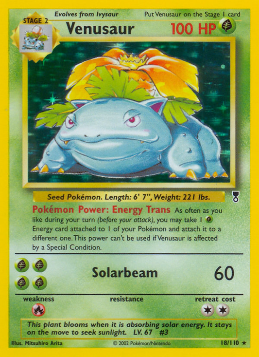 Venusaur 18/110 Rare Holo | Legendary Collection | Pokemon Card