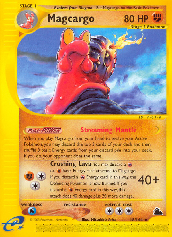 Magcargo 18/144 Rare | Skyridge | Pokemon Card