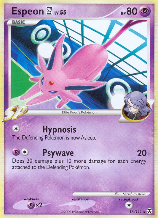 Espeon E4 18/111 Rare | Rising Rivals | Pokemon Card