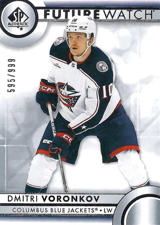 Dmitri Voronkov #192 Columbus Blue Jackets | 2023-24 SP Authentic | NHL Trading Card