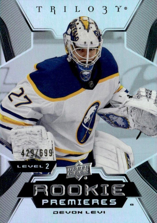 Devon Levi #193 Buffalo Sabres | 2023-24 Upper Deck Trilogy | NHL Trading Card