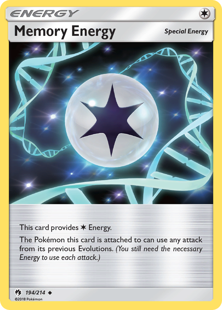 Memory Energy 194/214 Uncommon | Lost Thunder | Pokemon Card