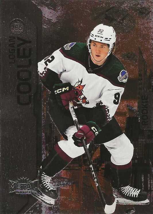Logan Cooley #195 Arizona Coyotes | 2023-24 SkyBox Metal Universe | NHL Trading Card