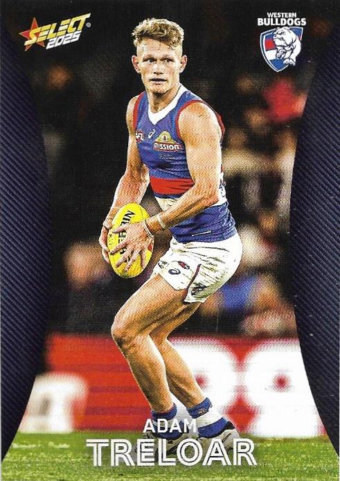 Adam Treloar #195 Western Bulldogs | 2025 Select AFL Footy Stars | Trading Card