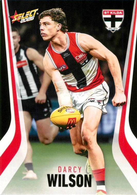 Darcy Wilson #195 St. Kilda Saints | 2026 Select AFL Footy Stars | Trading Card