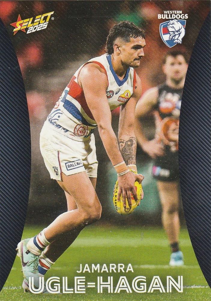 Jamarra Ugle-Hagan #196 Western Bulldogs | 2025 Select AFL Footy Stars | Trading Card