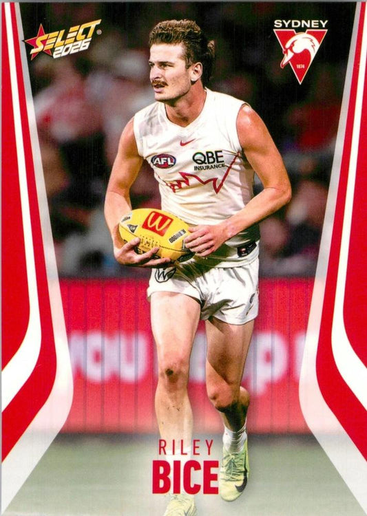 Riley Bice #196 Sydney Swans | 2026 Select AFL Footy Stars | Trading Card
