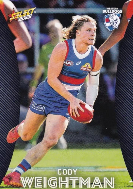 Cody Weightman #197 Western Bulldogs | 2025 Select AFL Footy Stars | Trading Card