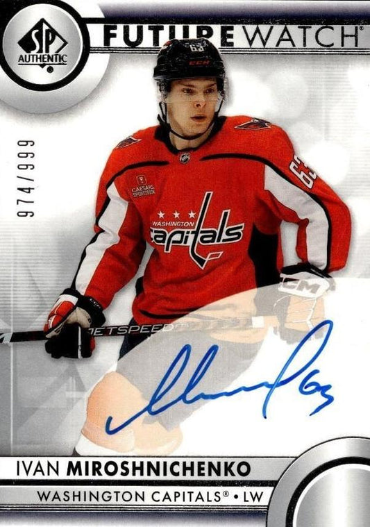 Ivan Miroshnichenko #198 Washington Capitals | 2023-24 SP Authentic | NHL Trading Card