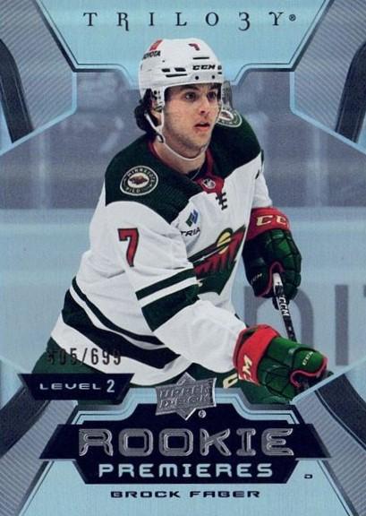 Brock Faber #199 Minnesota Wild | 2023-24 Upper Deck Trilogy | NHL Trading Card