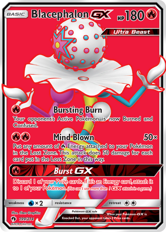 Blacephalon-GX 199/214 Rare Ultra | Lost Thunder | Pokemon Card