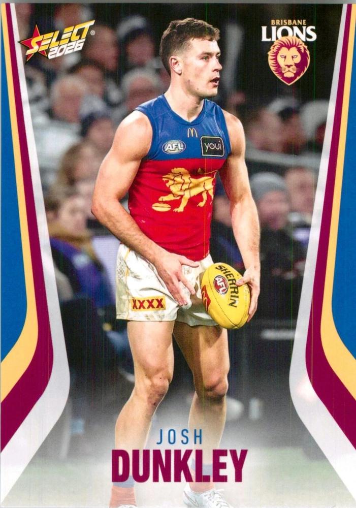 Josh Dunkley #19 Brisbane Lions | 2026 Select AFL Footy Stars | Trading Card
