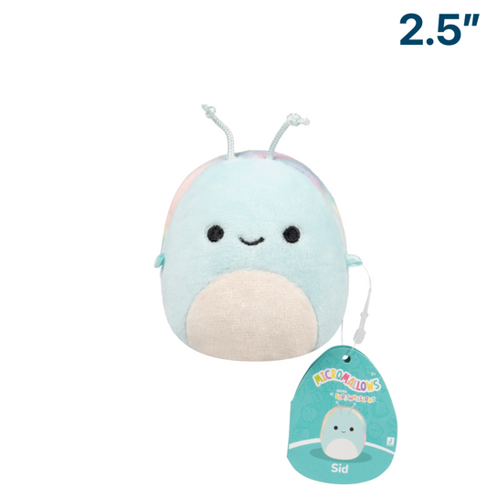 Sid the Snail ~ 2.5" Micromallows Series 1 Squishmallow Plush