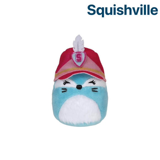 Paulie the Fox with Band Hat ~ 2" Individual SERIES 10 Squishville by Squishmallows