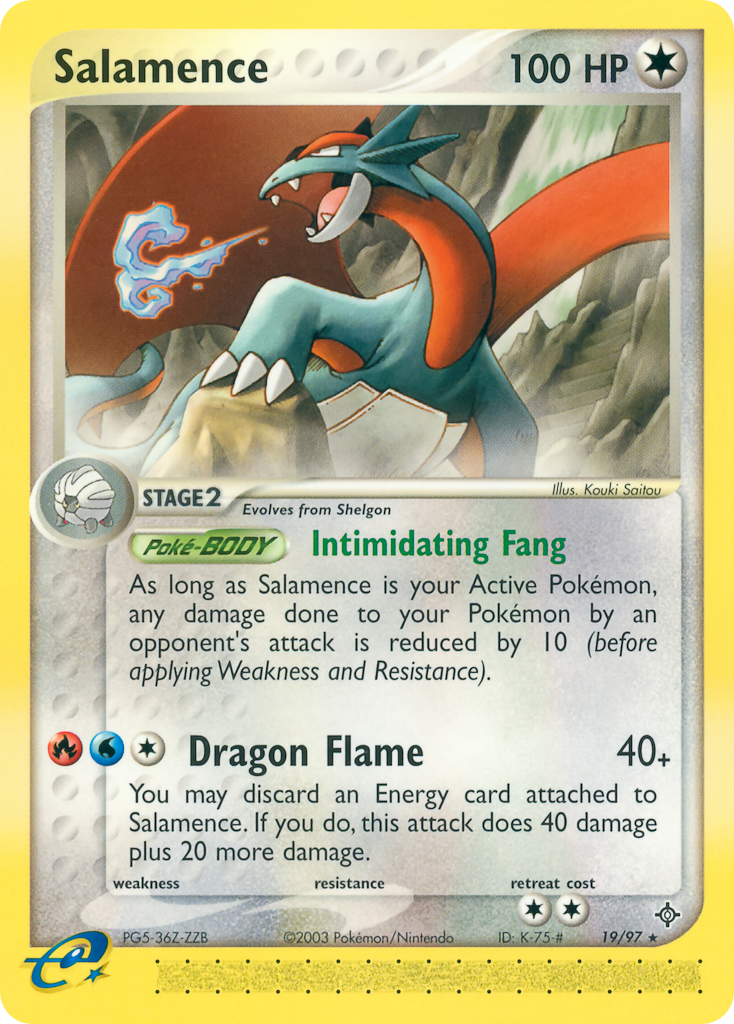 Salamence 19/97 Rare | Dragon | Pokemon Card