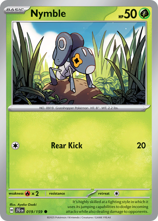 Nymble 19/159 Common | Journey Together | Pokemon Card