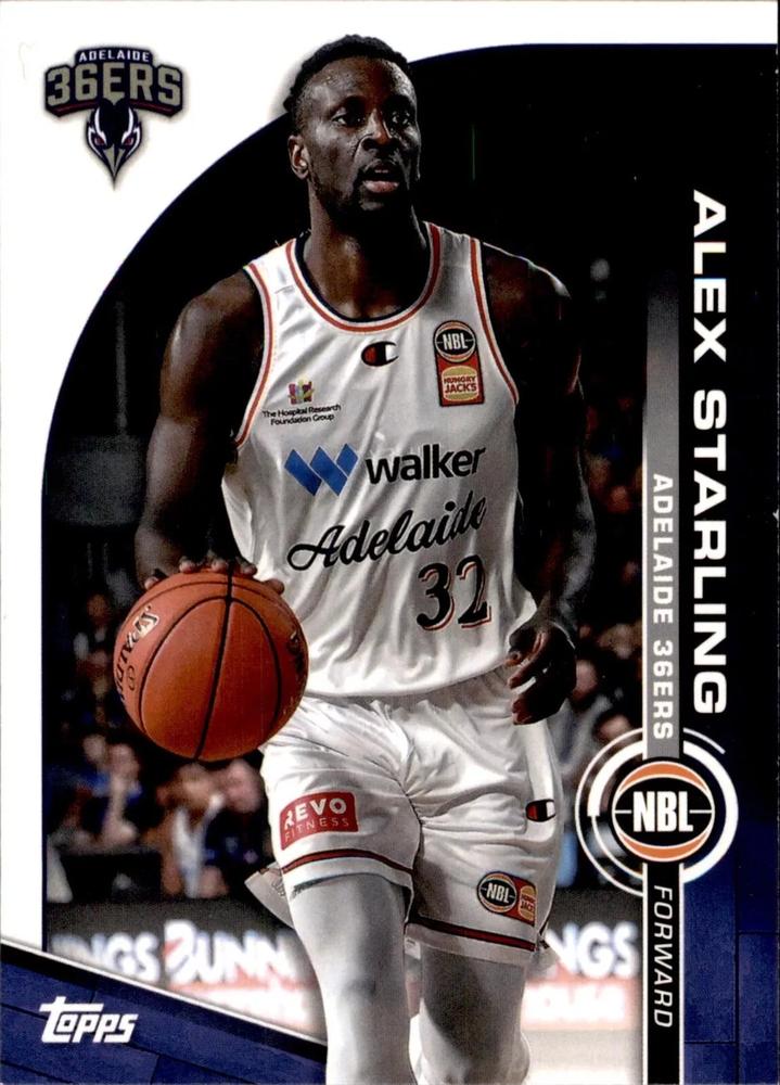 Alex Starling #1 Adelaide 36ers | 2023-24 Topps NBL | NBL Trading Card