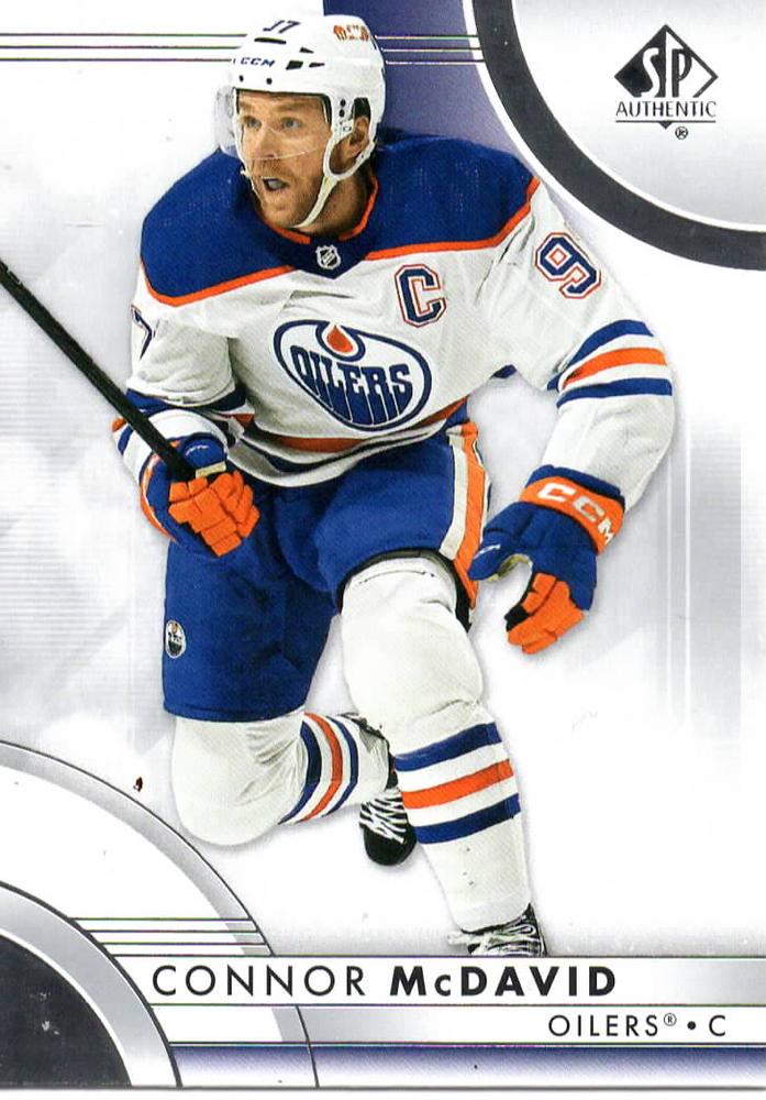 Connor McDavid #1 Edmonton Oilers | 2023-24 SP Authentic | NHL Trading Card