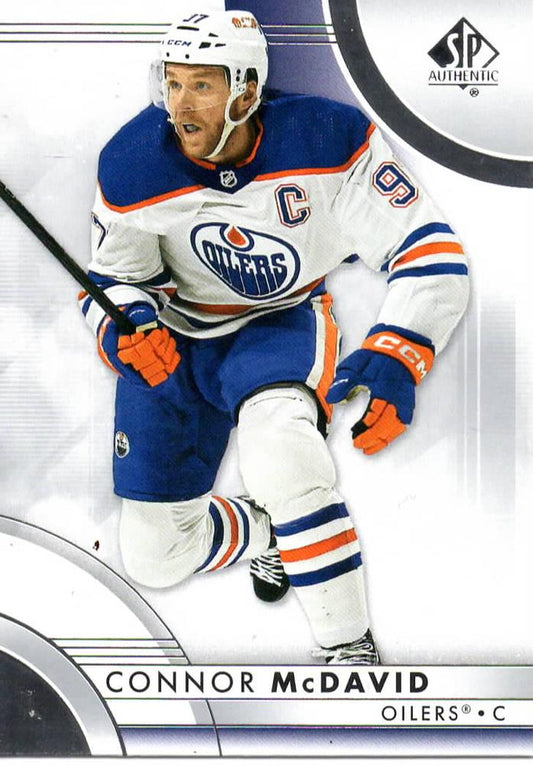 Connor McDavid #1 Edmonton Oilers | 2023-24 SP Authentic | NHL Trading Card