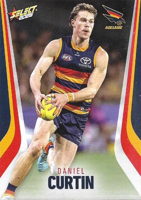 Daniel Curtin #1 Adelaide Crows | 2026 Select AFL Footy Stars | Trading Card
