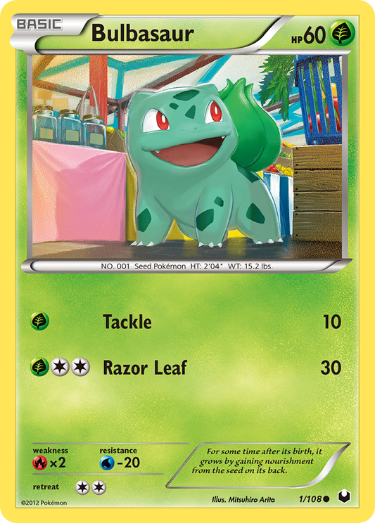 Bulbasaur 1/108 Common | Dark Explorers | Pokemon Card