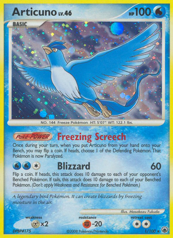 Articuno 1/100 Rare Holo | Majestic Dawn | Pokemon Card