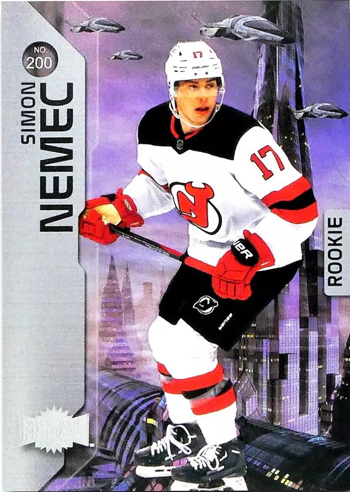 Simon Nemec #200 New Jersey Devils | 2023-24 SkyBox Metal Universe | NHL Trading Card
