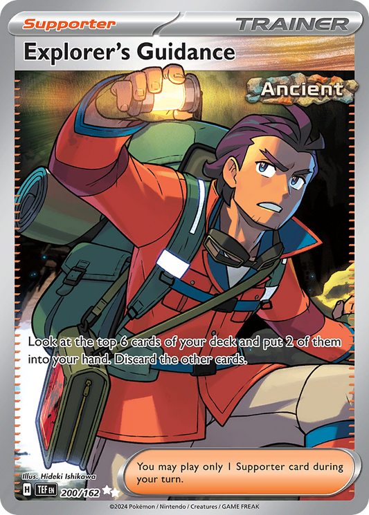 Explorer's Guidance 200/162 Ultra Rare | Temporal Forces | Pokemon Card