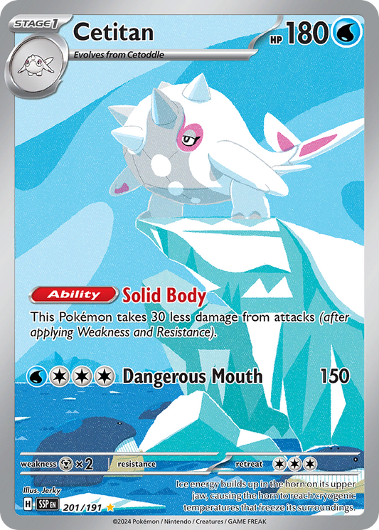 Cetitan 201/191 Illustration Rare | Surging Sparks | Pokemon Card