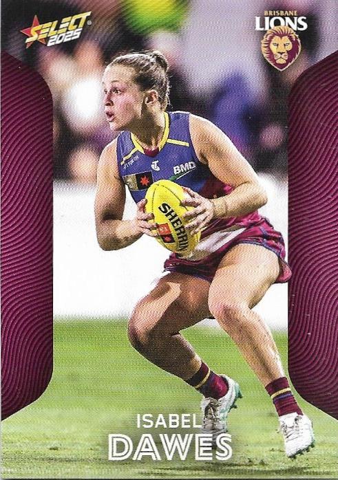 Isabel Dawes #202 Brisbane Lions | 2025 Select AFL Footy Stars | Trading Card
