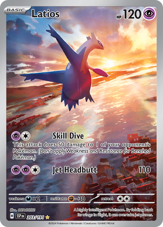 Latios 203/191 Illustration Rare | Surging Sparks | Pokemon Card