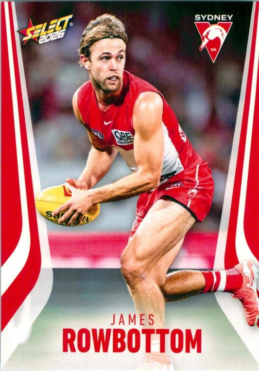 James Rowbottom #207 Sydney Swans | 2026 Select AFL Footy Stars | Trading Card
