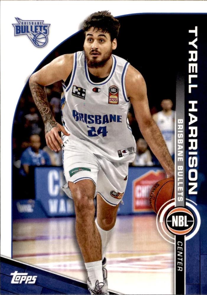 Tyrell Harrison #20 Brisbane Bullets | 2023-24 Topps NBL | NBL Trading Card